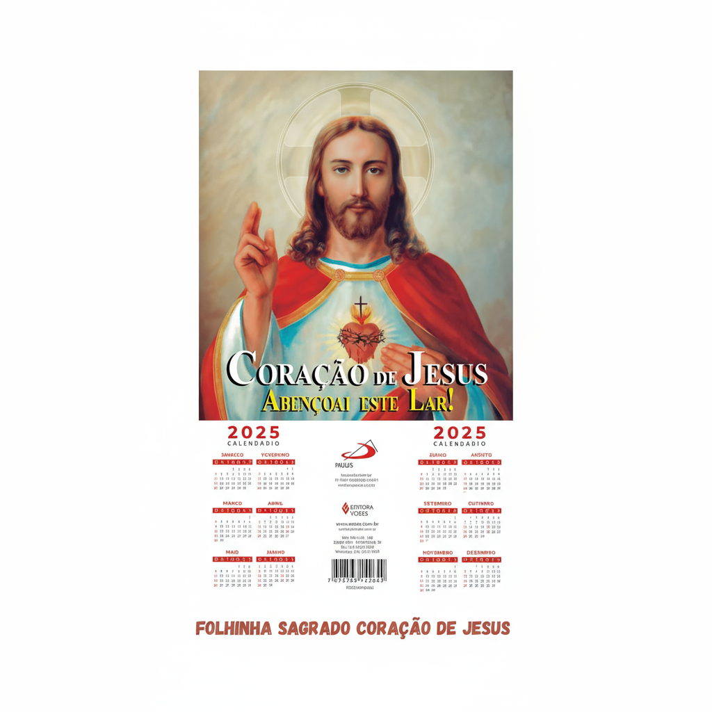 Calendário Coração de Jesus