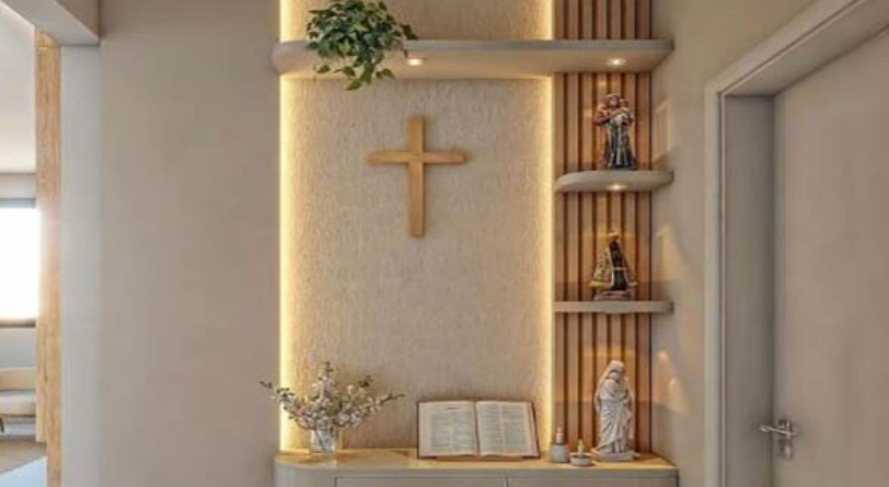 Como montar um pequeno altar em casa