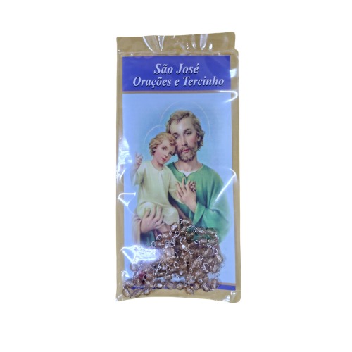 Folheto com diversos orações, ladainha e terço a São José