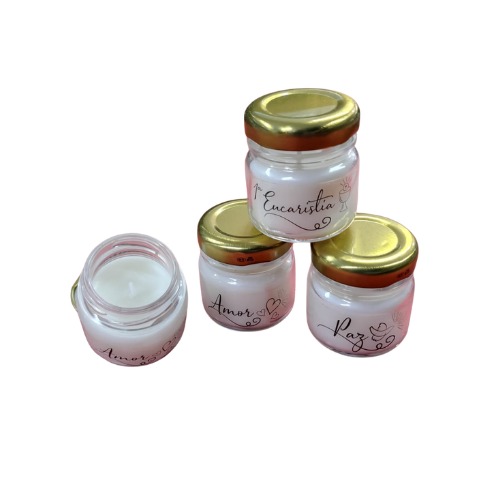 Vela aromática – cerejeira, pitanga – potes de vidro