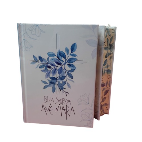 Bíblia Sagrada Ave-Maria – Capa Flores Capa dura