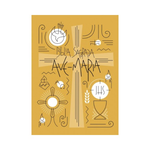 Bíblia Sagrada Ave-Maria – Capa Símbolos Capa comum