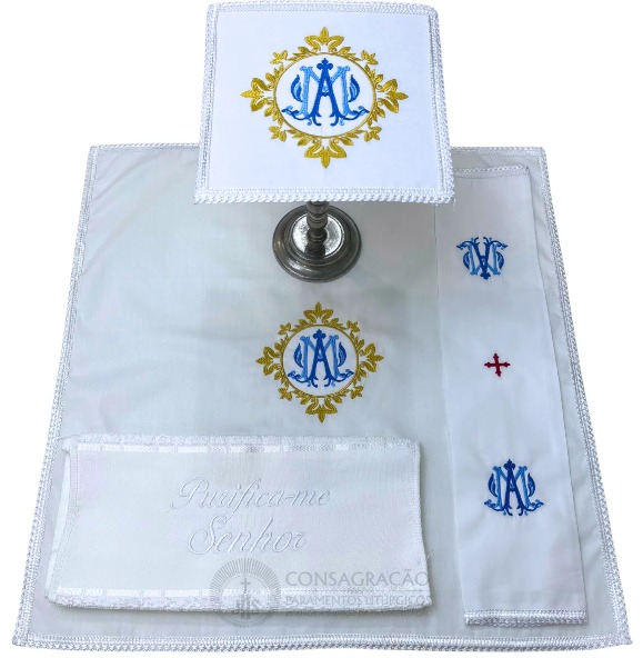 Alfaias para altar bordado