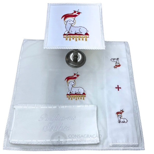 Alfaias para altar bordado