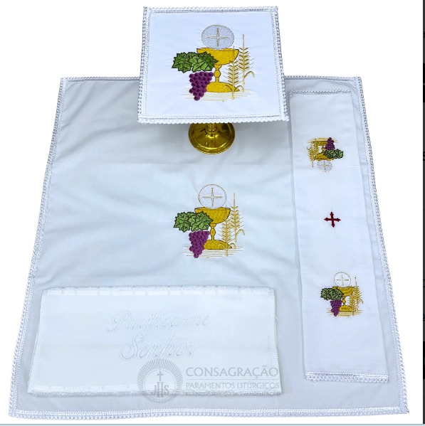 Alfaias para altar bordado