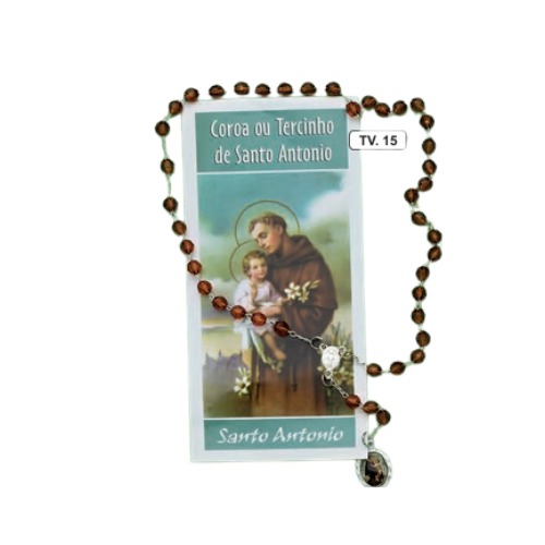 Coroa de Santo Antônio com terço