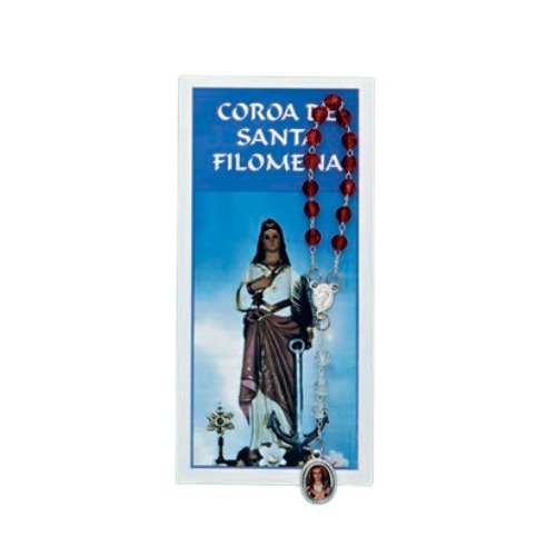 Coroa de Santa Filomena com terço