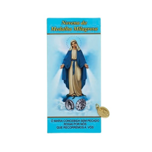 Folheto c/ medalha – Novena da Medalha Milagrosa